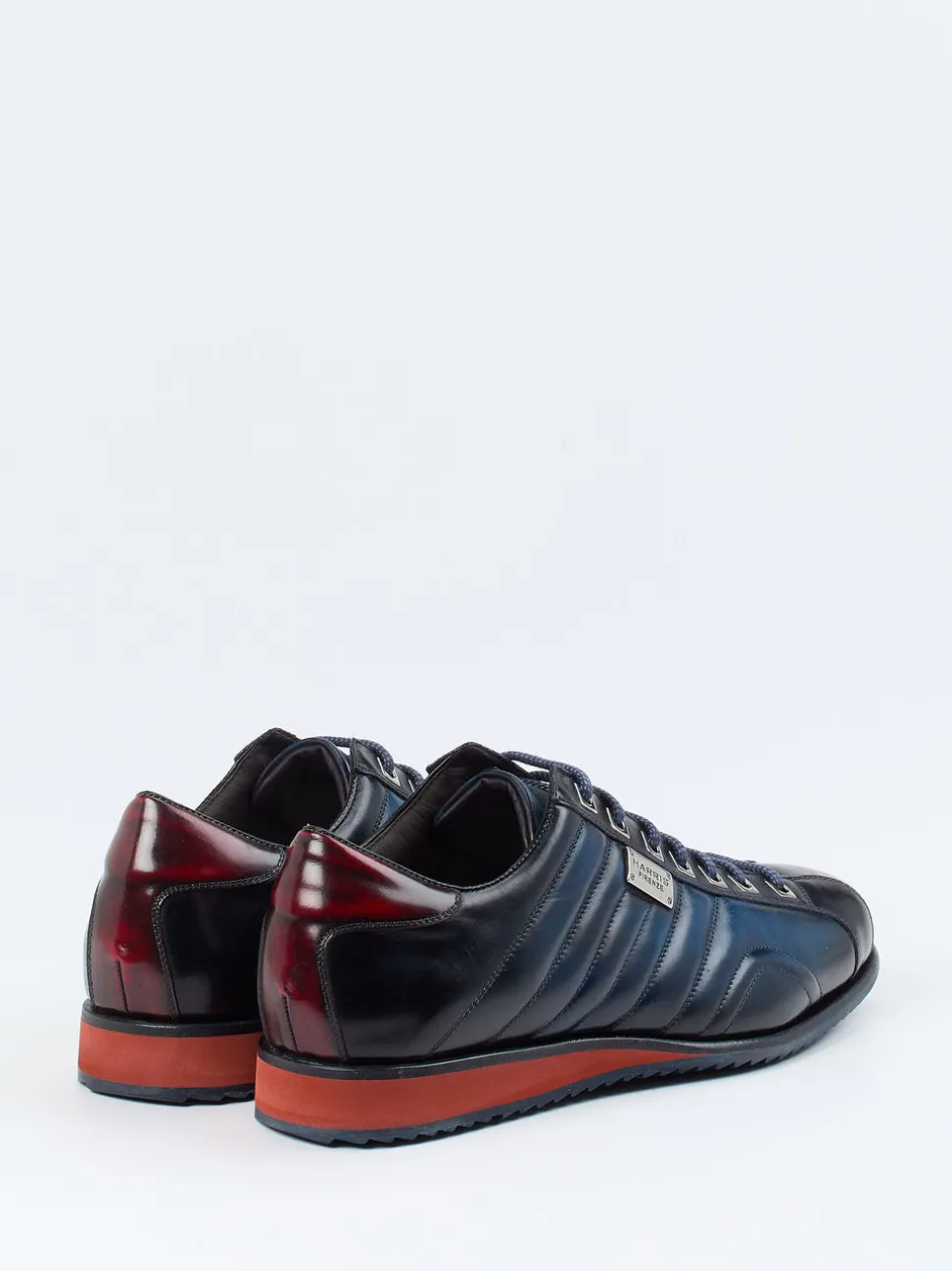 Harris – Leder-Sneaker aus Kalbleder in Nachtblau