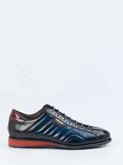 Harris – Leder-Sneaker aus Kalbleder in Nachtblau