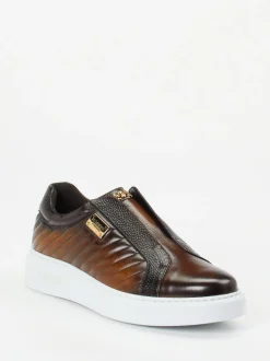 Harris – Slip-On Sneaker aus Kalbleder Dunkelbraun