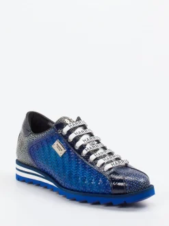 Harris – Sneaker aus Flechtleder in Blau