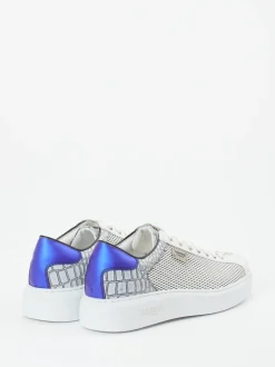 Harris – Sneaker aus geprägtem Leder in Weiß