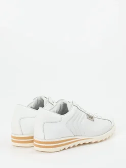 Harris – Sneaker aus geprägtem Leder Weiß