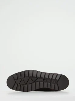 Harris – Sneaker aus geprägtem Leder in Braun