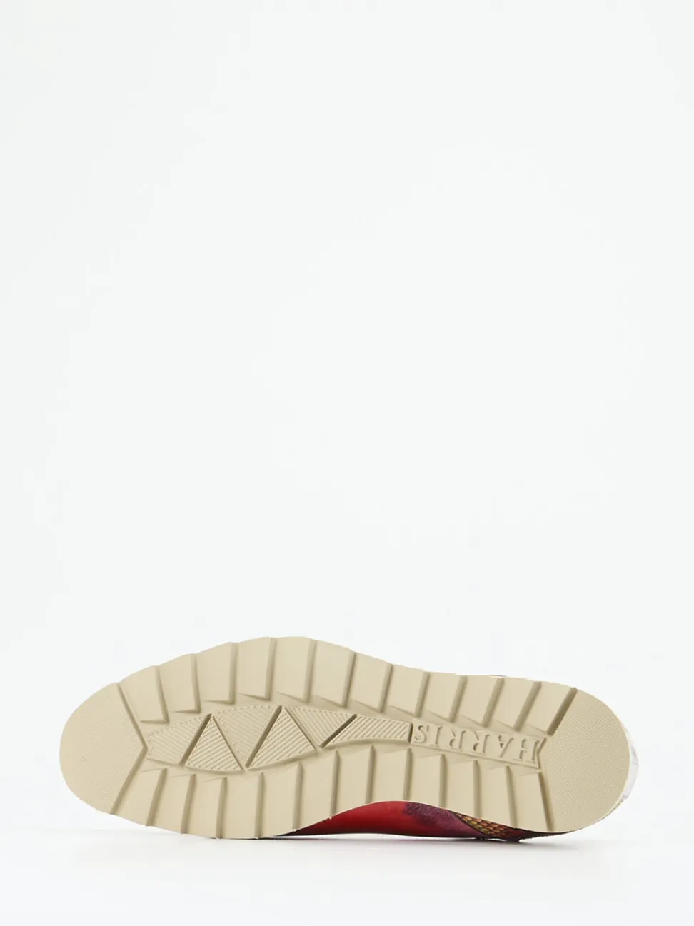 Harris – Sneaker aus geprägtem Leder in Rot