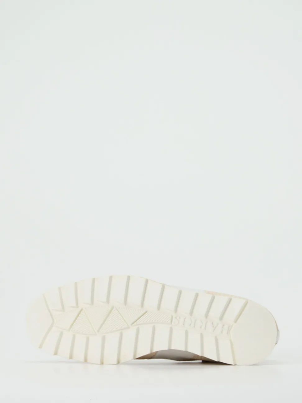 Harris – Sneaker aus geprägtem Leder in Beige