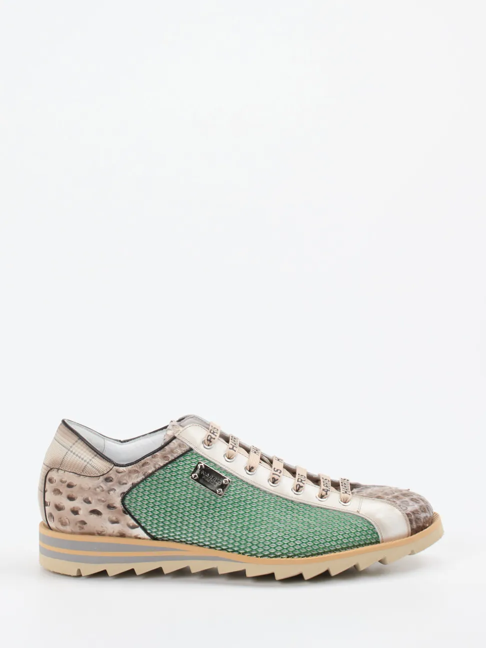 Harris – Sneaker aus Nubukleder mit Materialmix