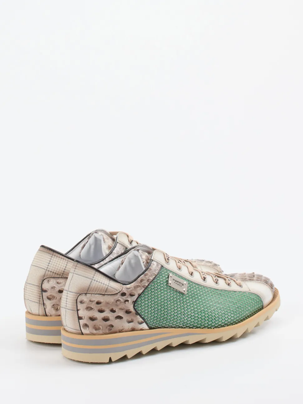Harris – Sneaker aus Nubukleder mit Materialmix