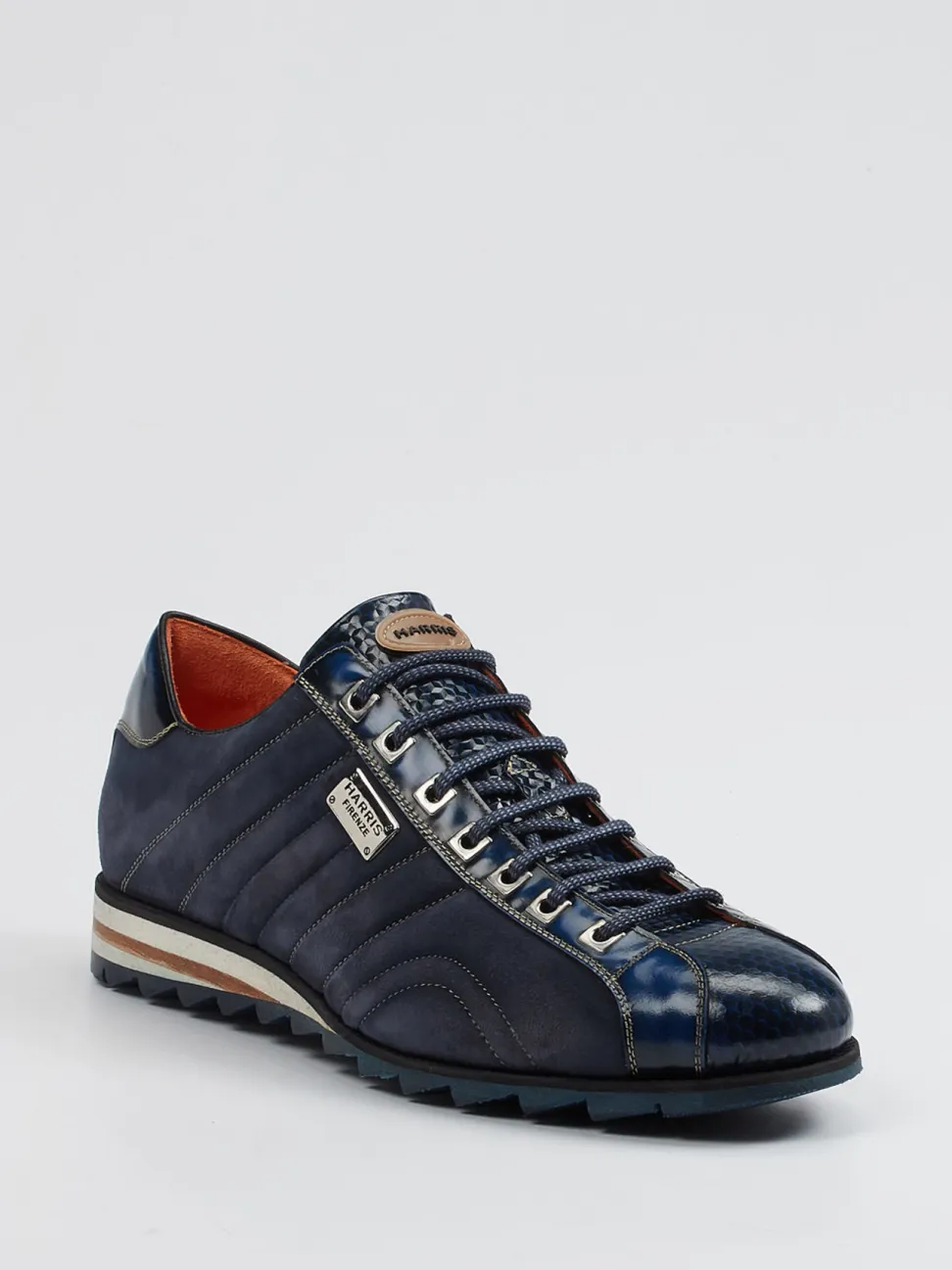 Harris – Sneaker aus Veloursleder in Nachtblau
