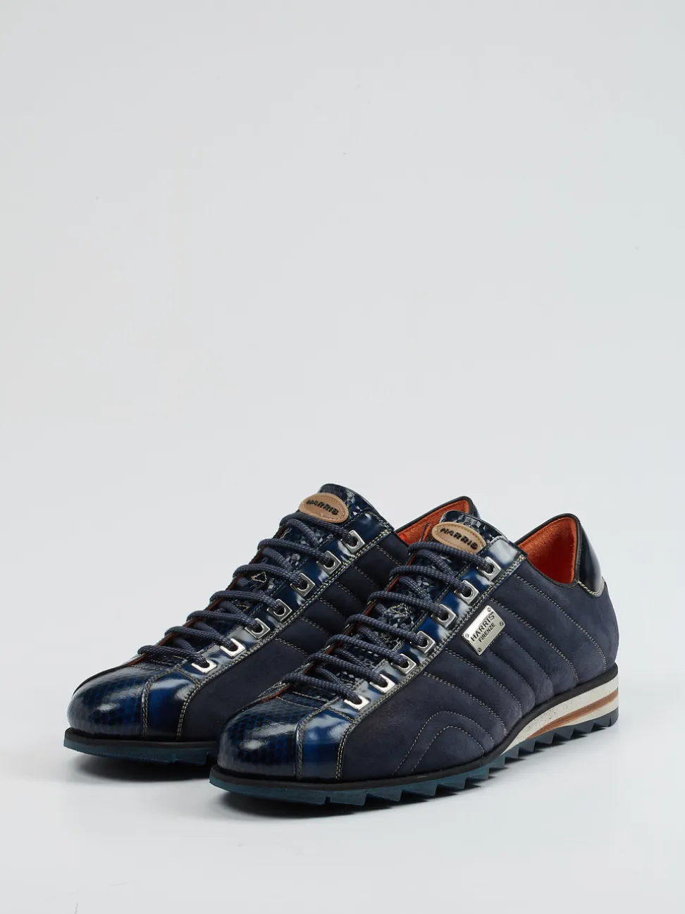 Harris – Sneaker aus Veloursleder in Nachtblau