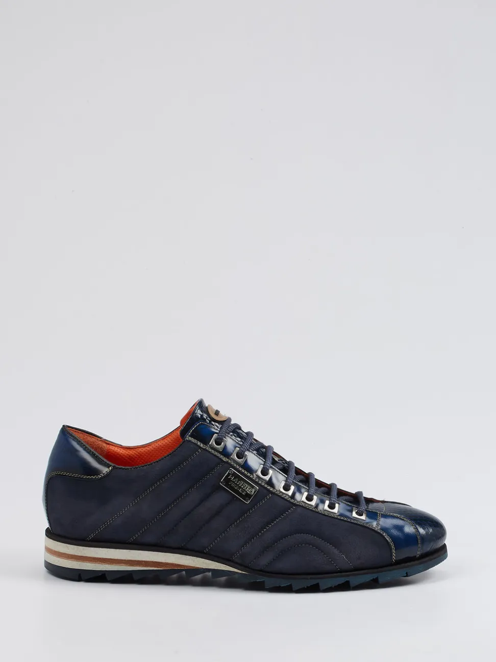 Harris – Sneaker aus Veloursleder in Nachtblau