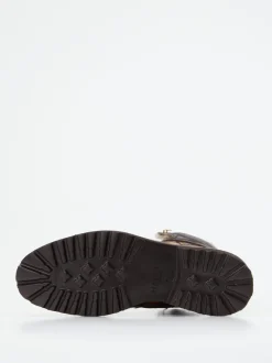 Harris – Stiefeletten aus geprägtem Leder in Braun