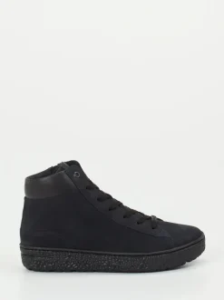 Hartjes – High-Top Sneaker aus Nubukleder schwarz