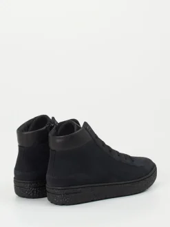 Hartjes – High-Top Sneaker aus Nubukleder schwarz