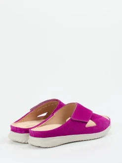 Hartjes – Komfort-Pantolette aus Veloursleder pink