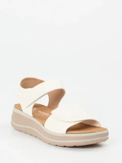 Hartjes – Komfortsandale aus Kalbleder in Offwhite