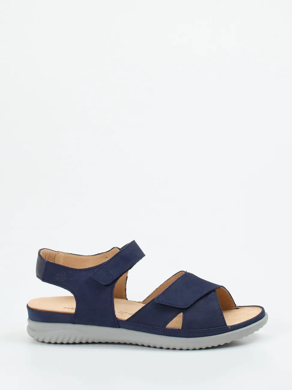 Hartjes – Komfortsandalen aus Nubukleder marineblau