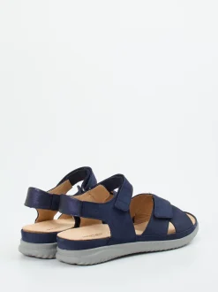 Hartjes – Komfortsandalen aus Nubukleder marineblau