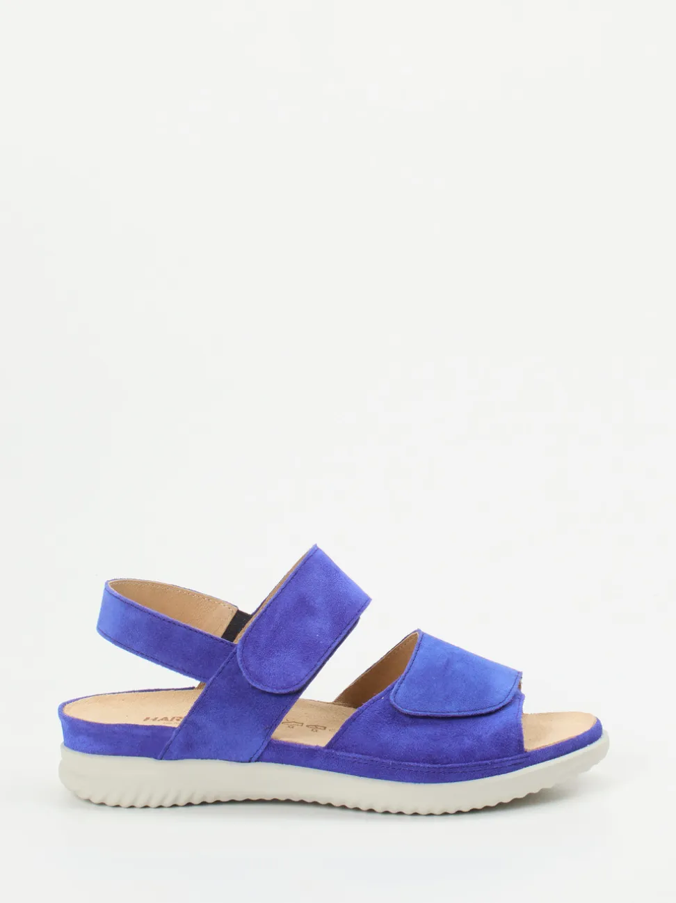 Hartjes – Komfortsandalen aus Veloursleder Blau