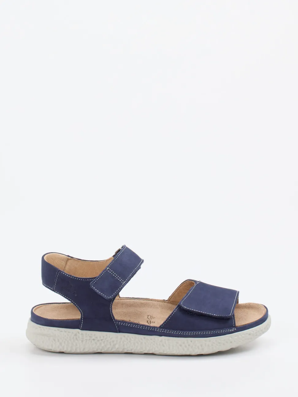Hartjes – Komfortsandalen aus Nubukleder Marineblau