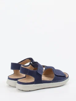 Hartjes – Komfortsandalen aus Nubukleder Marineblau