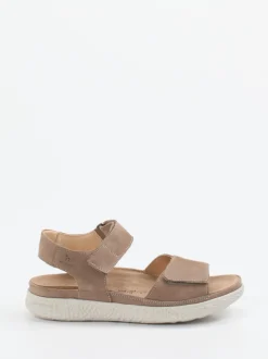 Hartjes – Komfortsandalen aus Nubukleder Beige