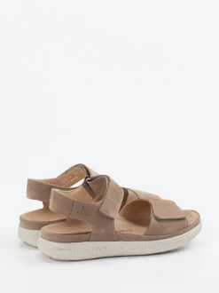Hartjes – Komfortsandalen aus Nubukleder Beige