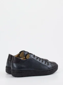 Hartjes – Komfort-Sneaker aus Leder in Metallic-Blau