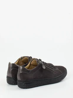 Hartjes – Komfort-Sneaker aus Veloursleder anthrazit