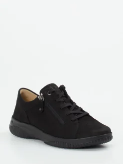 Hartjes – Komfort-Sneaker aus Nubukleder schwarz