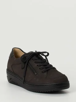 Hartjes – Komfort-Sneaker aus Nubukleder anthrazit