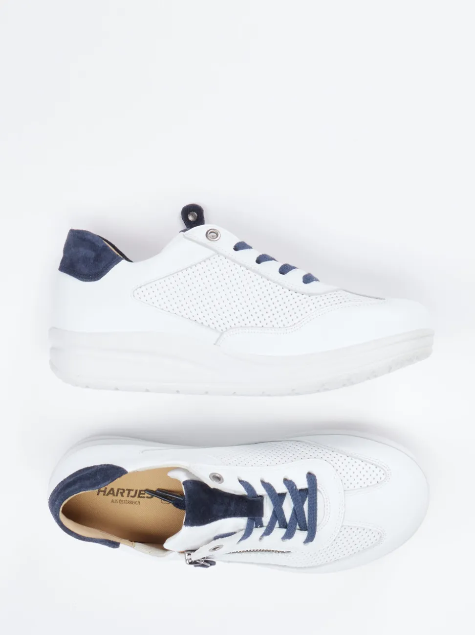 Hartjes – Komfort-Sneaker aus Kalbleder Weiß