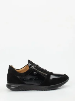 Hartjes – Komfort-Sneaker aus Lackleder schwarz