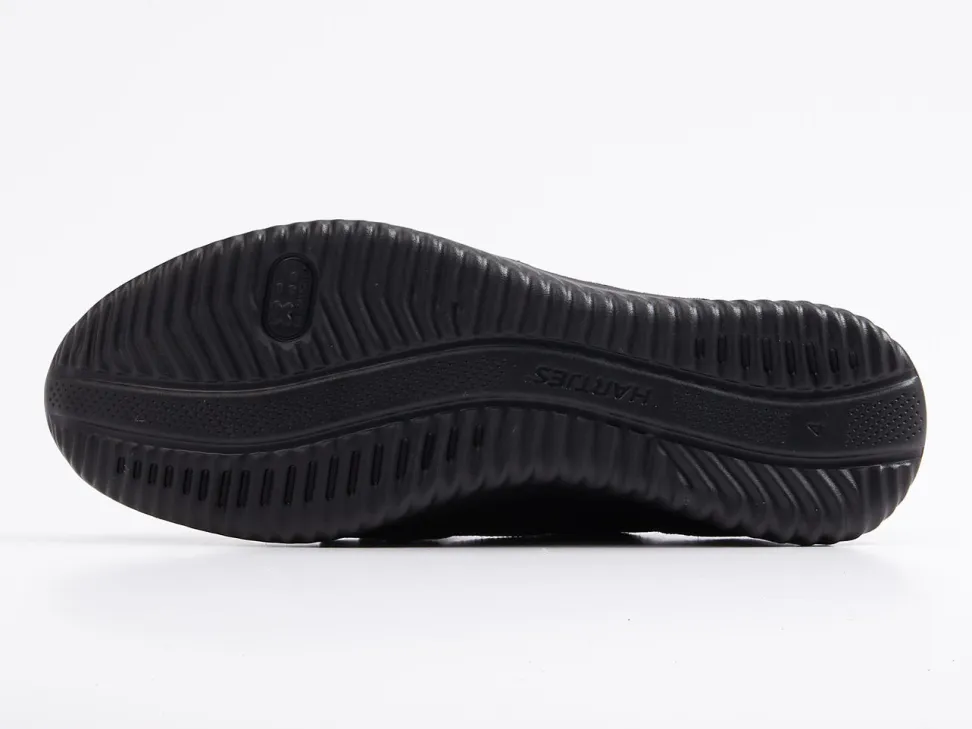 Hartjes – Komfort-Sneaker aus Veloursleder schwarz