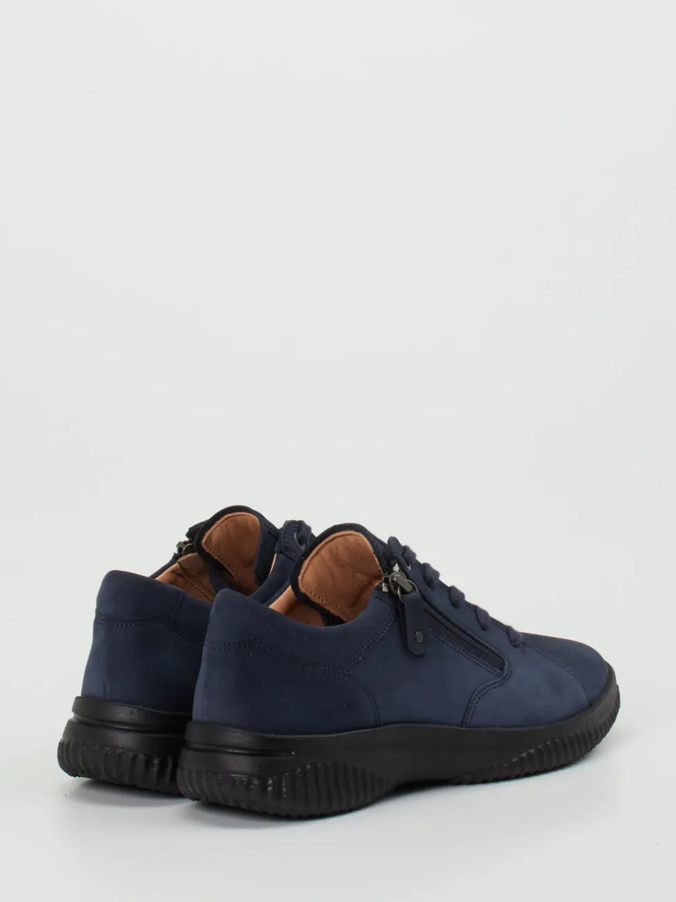 Hartjes – Komfort-Sneaker aus Nubukleder marineblau