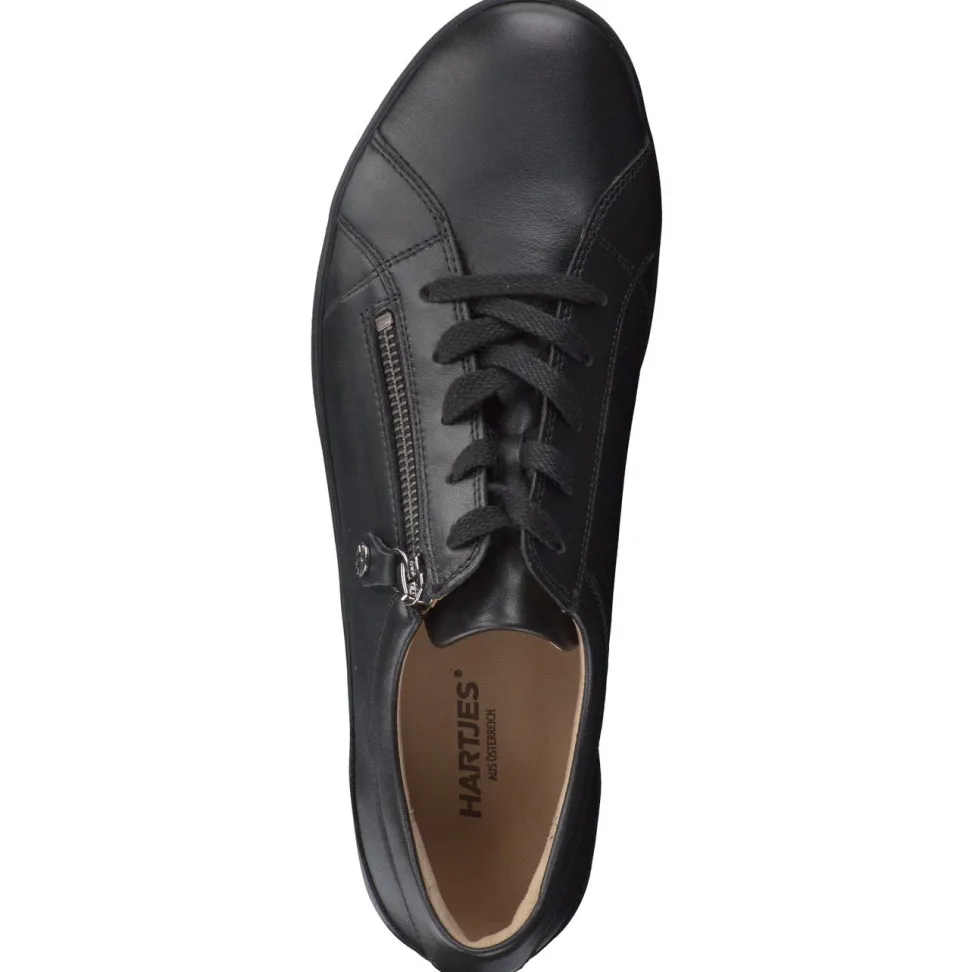 Hartjes – Komfort-Sneaker aus Kalbleder schwarz