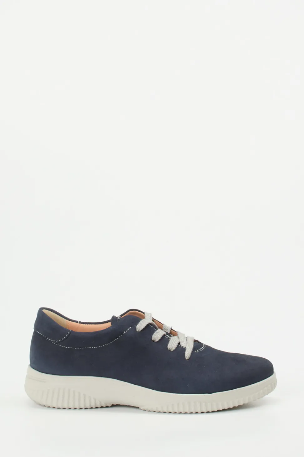 Hartjes – Komfort-Sneaker aus Nubukleder Marineblau