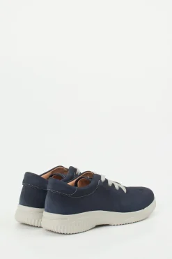 Hartjes – Komfort-Sneaker aus Nubukleder Marineblau