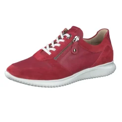 Hartjes – Komfort-Sneaker aus Veloursleder rot