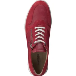 Hartjes – Komfort-Sneaker aus Veloursleder rot