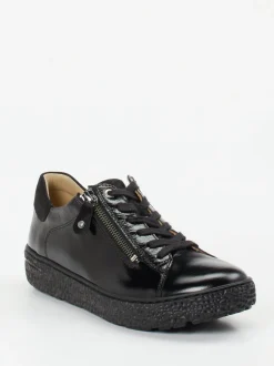 Hartjes – Komfort-Sneaker aus Lackleder Schwarz