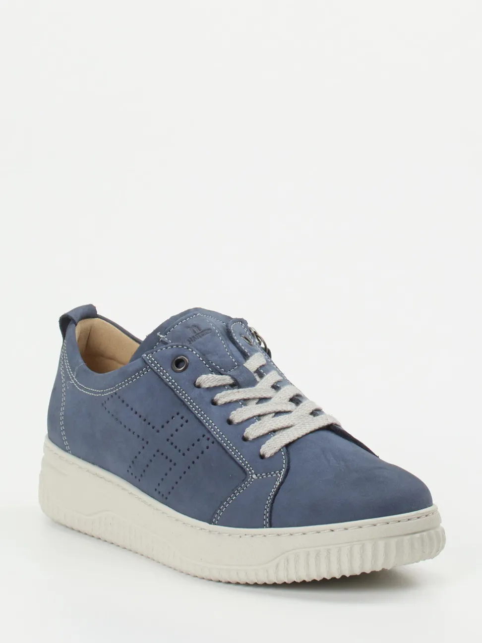 Hartjes – Komfort-Sneaker aus Nubukleder blau
