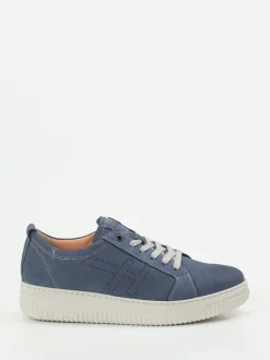 Hartjes – Komfort-Sneaker aus Nubukleder blau