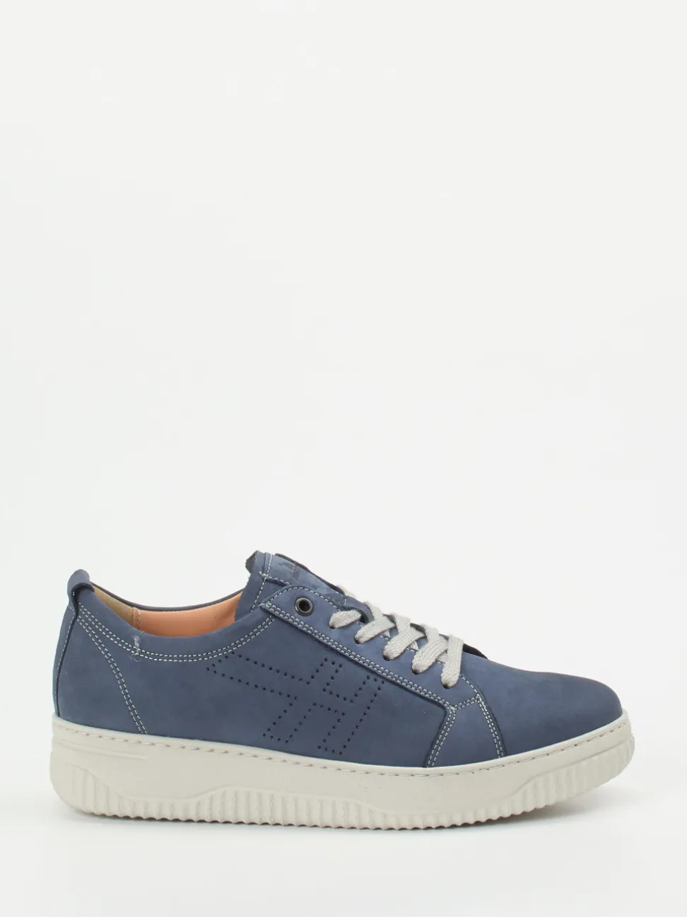 Hartjes – Komfort-Sneaker aus Nubukleder blau