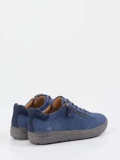 Hartjes – Komfort-Sneaker aus Veloursleder blau