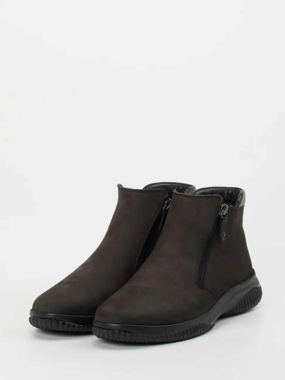 Hartjes – Komfort-Stiefelette aus Nubukleder dunkelbraun