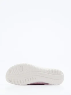 Hartjes – Pantolette aus geprägtem Leder rosé-metallic