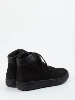 Hartjes – Schnürboots aus Nubukleder schwarz