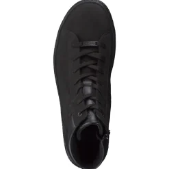 Hartjes – Schnürboots aus Nubukleder schwarz