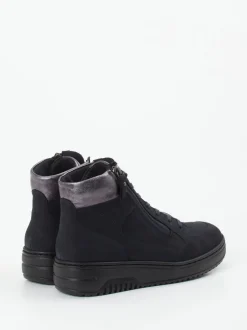 Hartjes – Schnürboots aus Nubukleder Dunkelblau