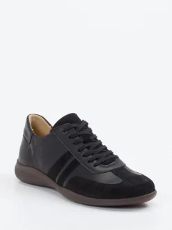 Hartjes – Sneaker aus Glatt- und Veloursleder Schwarz